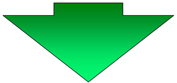 green down arrow